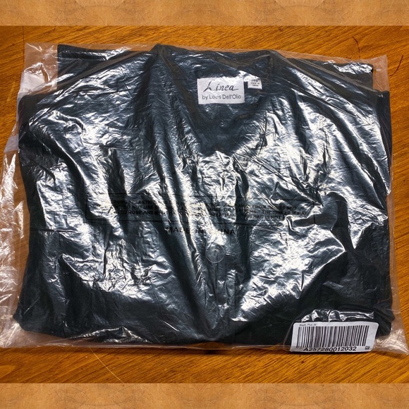 Linea by Louis Dell'Olio Button Up Long Sleeve Jacket, NWT 26W Black A257280 - Picture 6 of 11